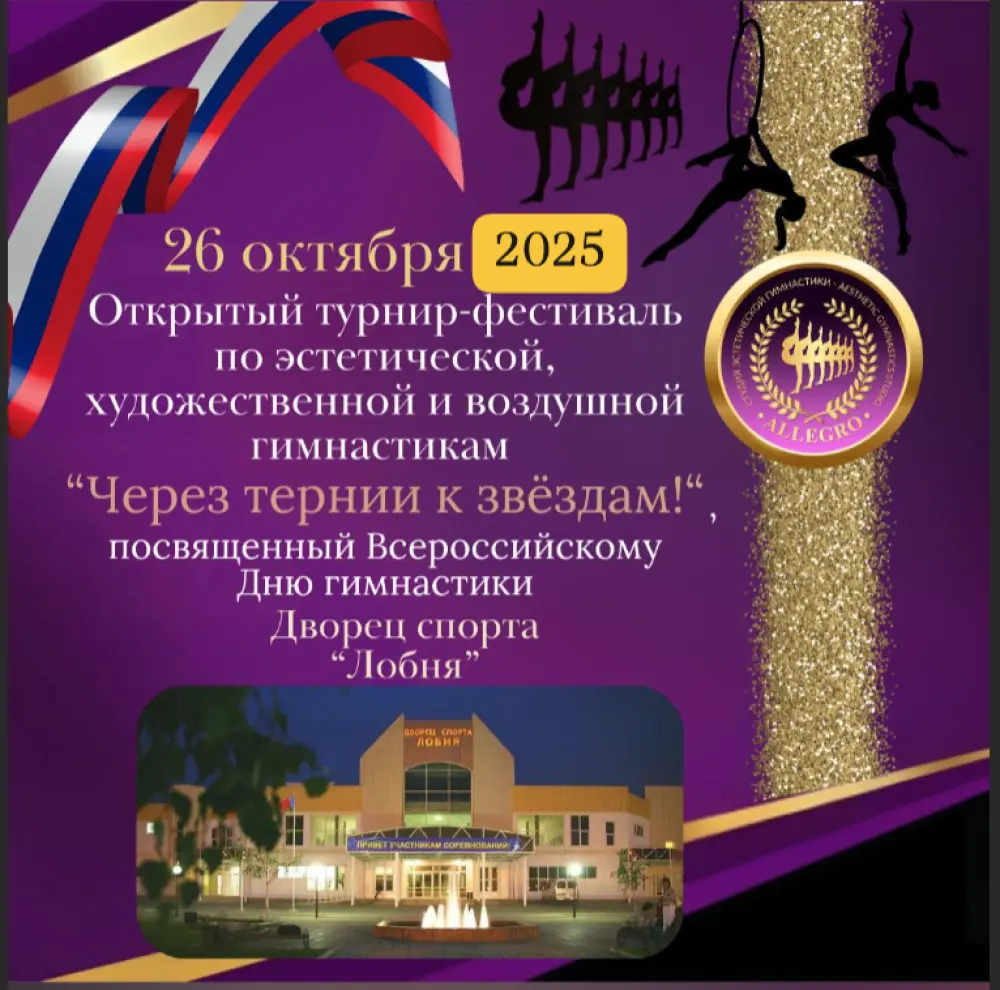 Открытый турнир-фестиваль по эстетической, художественной и воздушной гимнастикам "Через тернии к звёздам!"