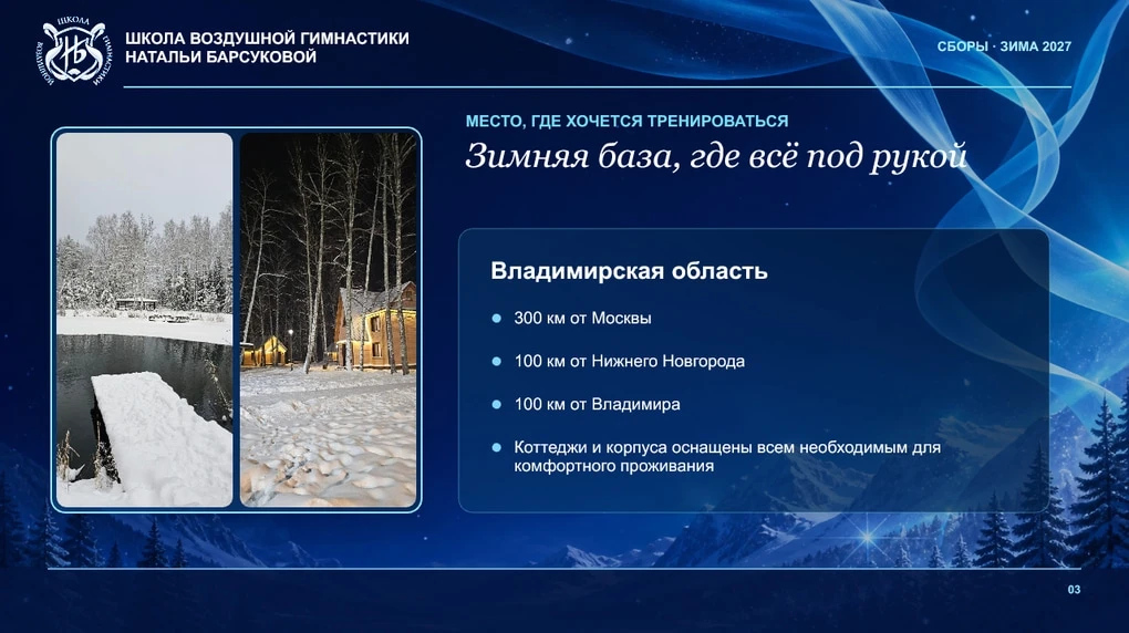 Зимние сборы по воздушной гимнастике