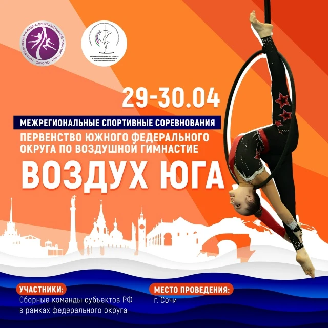 Межрегиональные спортивные соревнования: Первенство Южного федерального округа по воздушной гимнастике "Воздух Юга". Только участники сборных команд.