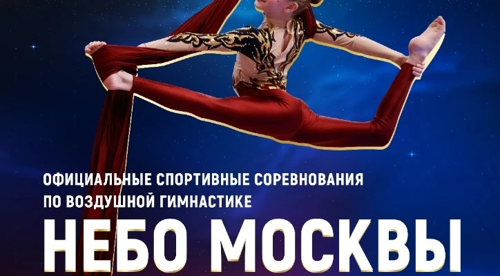 Спортивные соревнования по воздушной гимнастике "Небо Москвы"